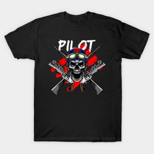 Skull Pilot 02 T-Shirt